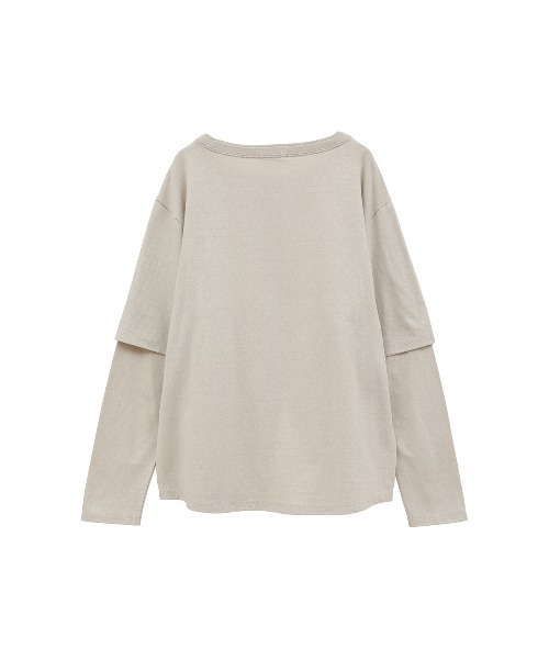 CLANE（クラネ） tシャツ TEE LAYERED LONGSLEEVE TOPS レディース