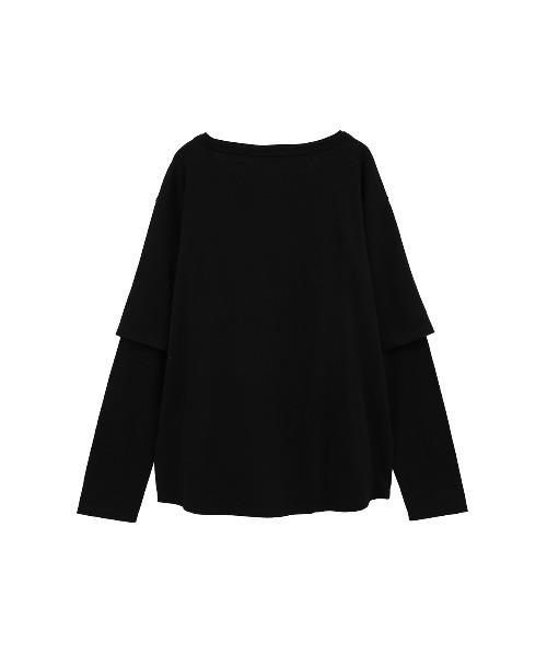 カットソー(半袖/袖なし) CLANE  LAYERED LONG TOPS セール】TEE LAYERED LONGSLEEVE TOPS（Tシャツ/カットソー）｜CLANE