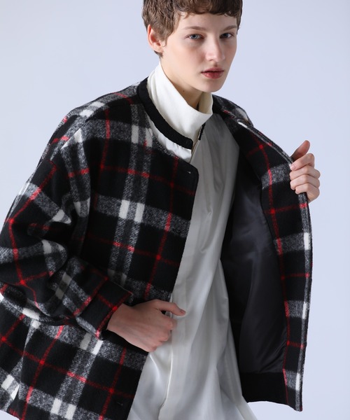 「Kelen」 ノーカラージャケット S キャメル レディース_画像2