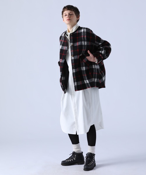 「Kelen」 ノーカラージャケット S キャメル レディース_画像6