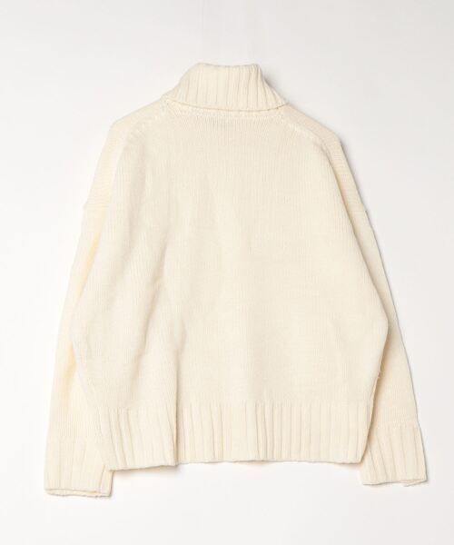 「BANNER BARRETT」 タートルネックニット 38 ホワイト レディース_画像2