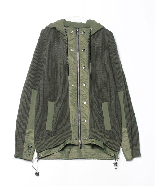 DIESEL（ディーゼル） ブルゾン SMALL カーキ メンズ : ZOZOTOWN Yahoo