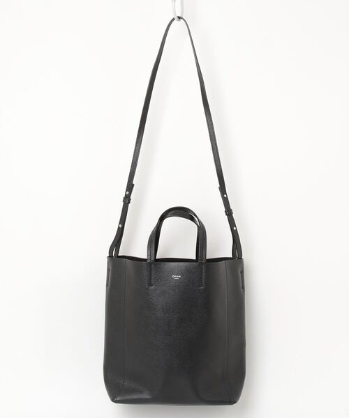CELINE ブラック レザー　2way ハンドバッグ ハンドバッグ レザー ブラック ロゴ 2WAY セリーヌ – RECLO