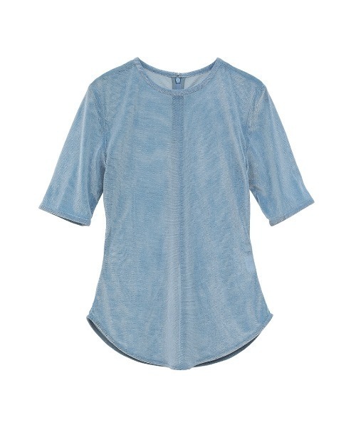 クラネ　SHEER VELOUR POWER SHOULDER TOPS SHEER VELOUR POWER SHOULDER TOPS｜TOPS(トップス)｜CLANE