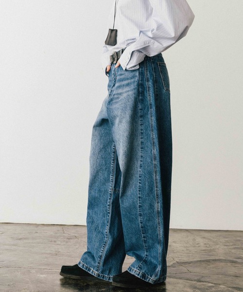 CREDONA（クレドナ） ジーンズ デニム デニムパンツ WIDE BEETLE DENIM