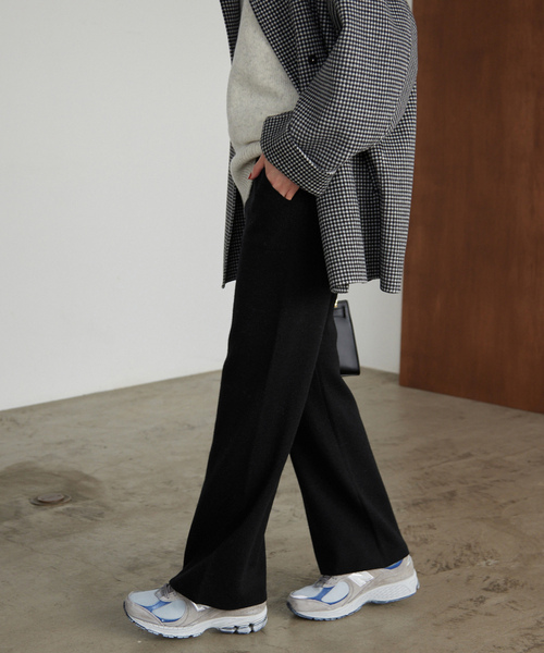 SLOBE IENA（スローブイエナ） イージーパンツ 38 ブラック レディース