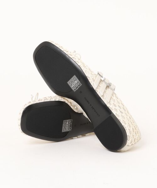 CHARLES ＆ KEITH パンプス ウーブン トリプルストラップメリー