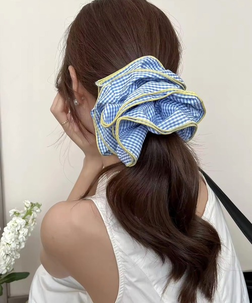 ☆人気☆【EMIS (エミス)】☆ギンガムチェックのヘアバン.ド☆ EMIS☆NEW[正規品] GINGHAM CHECK WIDE HAIRPIN 5色 (EMIS/ヘア