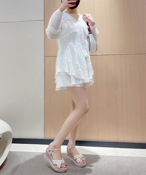 Lace Ladies（レースレディース） サンダル クロスデザイン ストラップ