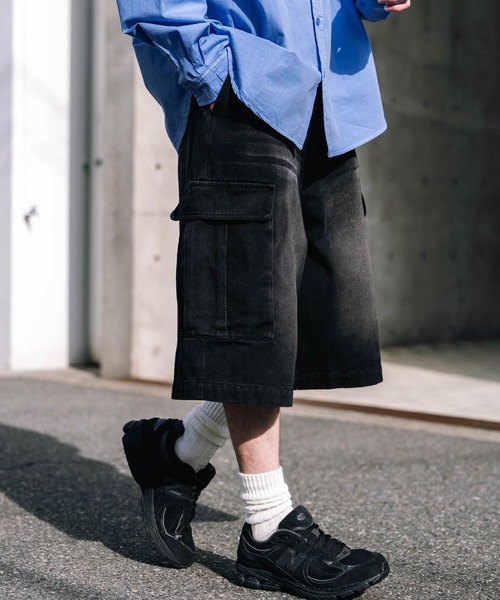 デニム ハーフパンツ ウォッシュ 全2色 r-1555 楽天市場】ウェアハウス WAREHOUSE デニム ハーフパンツ