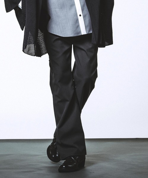 NO ID. ノーアイディー ドレープタックワイドトラウザーズ 2025 秋