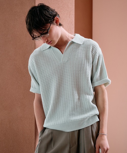 Adoon plain tシャツ 「新色追加」SKIPPER SHORT SLEEVE SUMMER KNIT