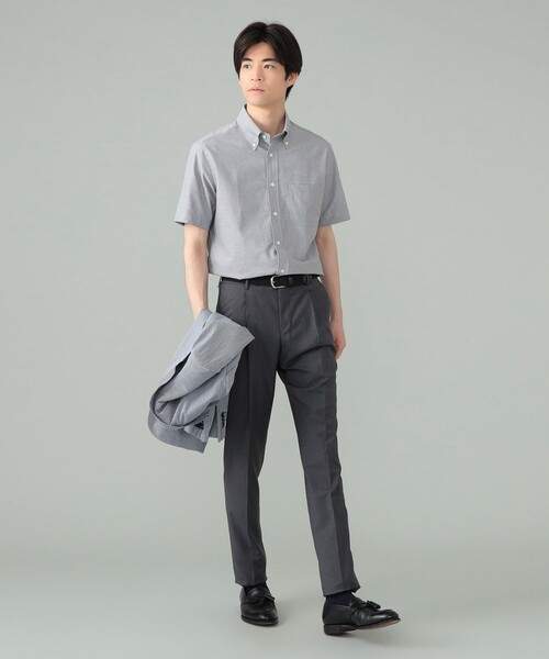 BEAMS シャツ メンズ B：MING by BEAMS シャツ コットン ストライプ メンズ