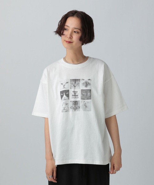 tシャツ フォトプリント 5分袖 Tシャツ ”Les champs ? Hoedic” レディース LEPSIM tシャツ PETフォトT 490665 レディース : ZOZOTOWN Yahoo