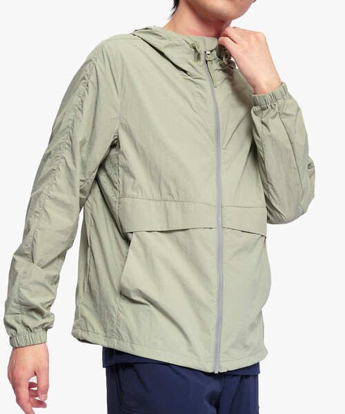 AIGLE（エーグル） ナイロンジャケット UVカット 撥水ライトウェイト