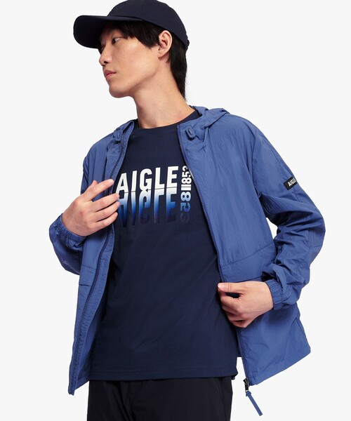 AIGLE（エーグル） ナイロンジャケット UVカット 撥水ライトウェイト