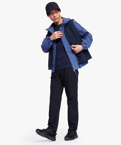 美品◇エーグル 定2.2万 洗える 吸水速乾 UVカット ナイロンジャケット40 AIGLE（エーグル） ナイロンジャケット UVカット 撥水ライトウェイト