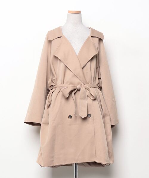 flower トレンチコート FREE ベージュ レディース : ZOZOTOWN Yahoo!店
