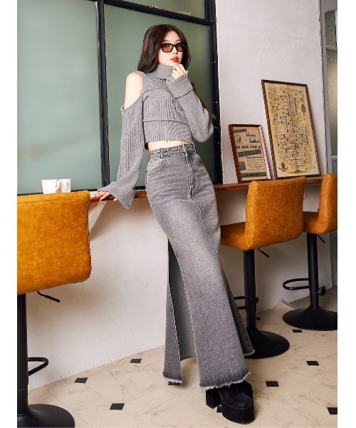 「Darich」 タートルネックニット FREE ベージュ レディース_画像6