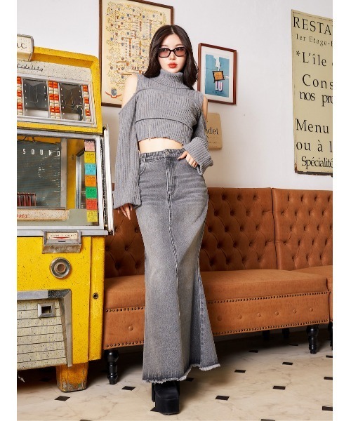 「Darich」 タートルネックニット FREE ベージュ レディース_画像7