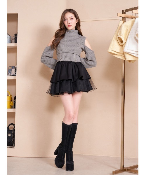 「Darich」 タートルネックニット FREE ベージュ レディース_画像8