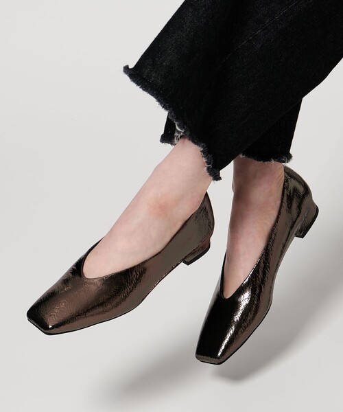 UNITED ARROWS パンプス スクエア フラット : ZOZOTOWN Yahoo!店