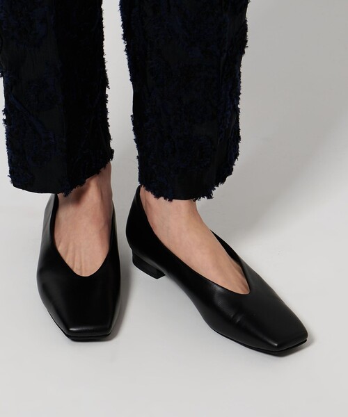 UNITED ARROWS パンプス スクエア フラット : ZOZOTOWN Yahoo!店