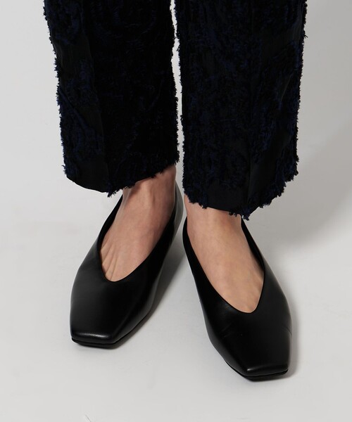 UNITED ARROWS パンプス スクエア フラット : ZOZOTOWN Yahoo!店