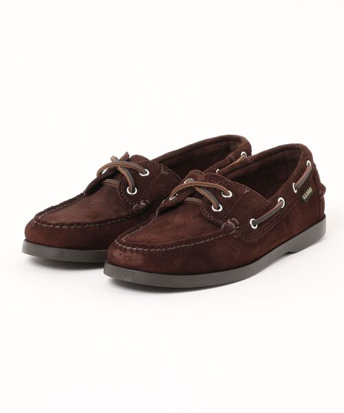 G.H.BASS デッキシューズ BA20322 SUEDE Chocolate JETTYII