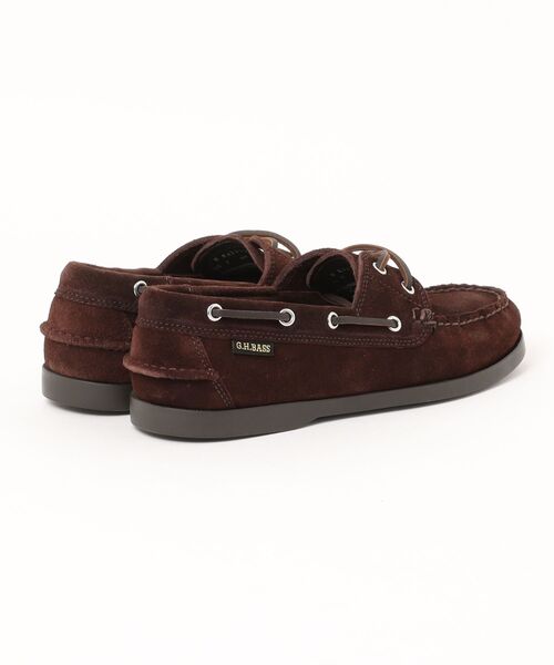 G.H.BASS デッキシューズ BA20322 SUEDE Chocolate JETTYII