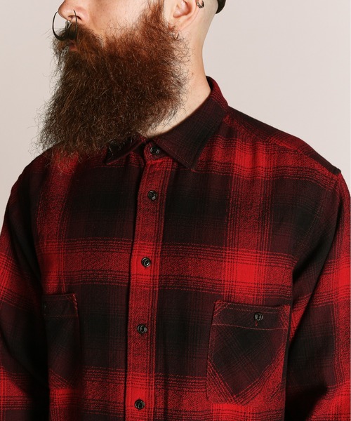 Schott N.Y.C（ショット） シャツ Schott/ショット/OMBRE CHECK CF LS