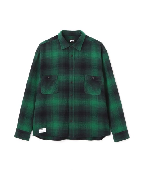 Schott N.Y.C（ショット） シャツ Schott/ショット/OMBRE CHECK CF LS