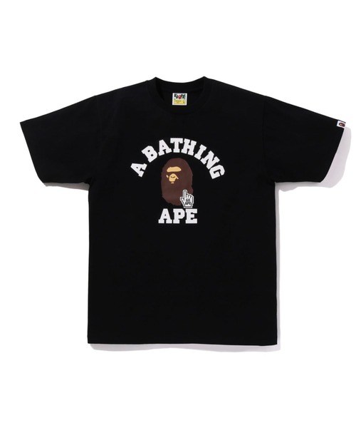 A BATHING APE（アベイシングエイプ） tシャツ GO APE POINTER COLLEGE