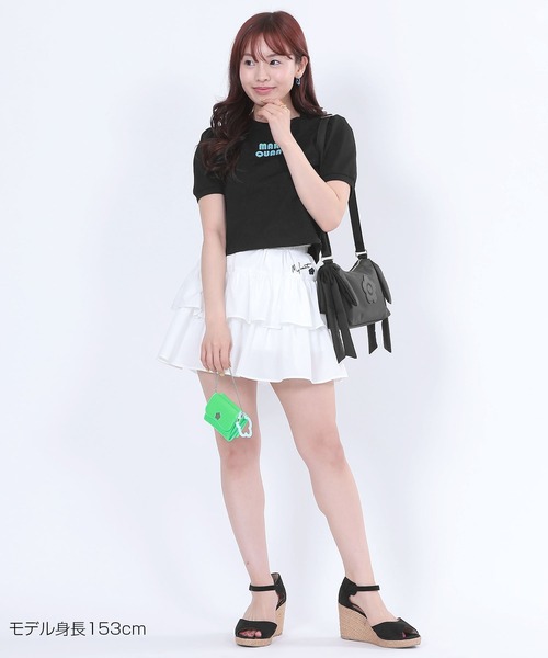 tシャツ マリークワント mary quant レトロロゴジェル Tシャツ レディース MARY QUANT tシャツ マリークワント mary quant シンプル