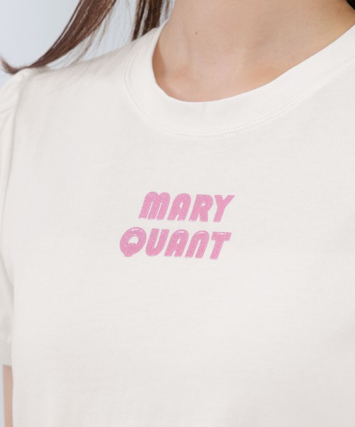 tシャツ マリークワント mary quant レトロロゴジェル Tシャツ レディース MARY QUANT tシャツ マリークワント mary quant レトロロゴ