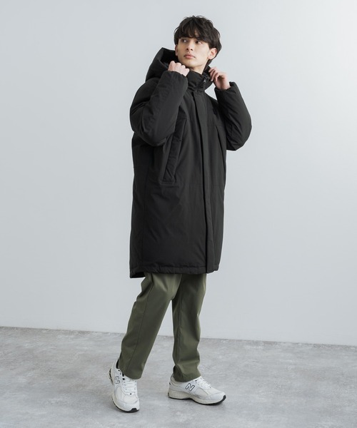 美品　THE NORTH FACE ダウンコート　フード脱着可　L HYVENT THE NORTH FACE（ザ ノースフェイス） ダウンコート L クリーム メンズ