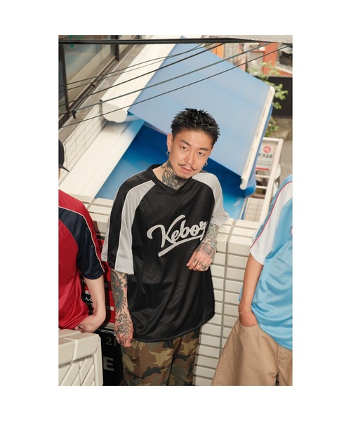 KEBOZ tシャツ ICON V NECK SPORTS TEE メンズ : ZOZOTOWN Yahoo