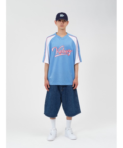 KEBOZ（ケボズ） tシャツ ICON V NECK SPORTS TEE メンズ : ZOZOTOWN