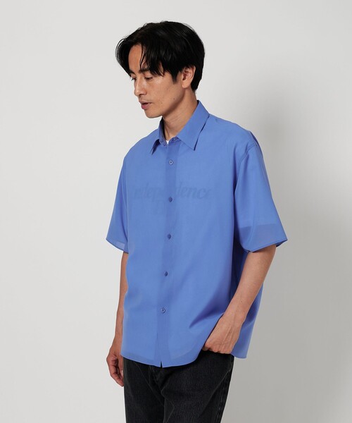 [EMPORIO ARMANI UW] クレープラウンジショートスリーブシャツ 公式】1759-01 T/C オープンカラー ショートスリーブ シャツ