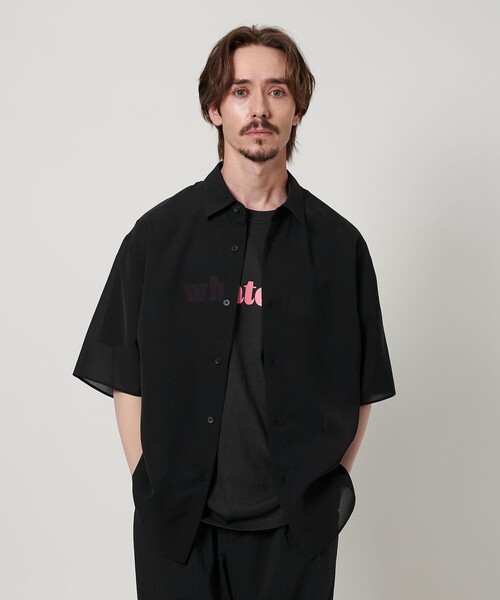 [EMPORIO ARMANI UW] リブショートスリーブラウンジTシャツ EMPORIO ARMANI UW] リブショートスリーブラウンジTシャツ