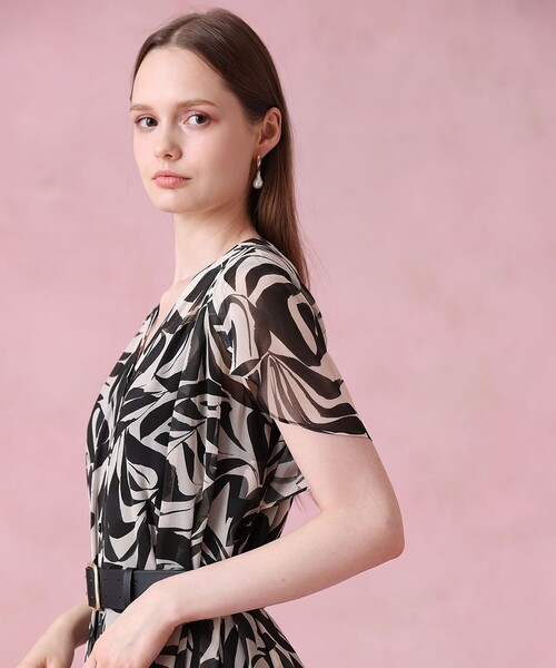 【未使用】ANAYI サマーシフォンワンピース　36 trim_ofany_itemae1823c2477911f