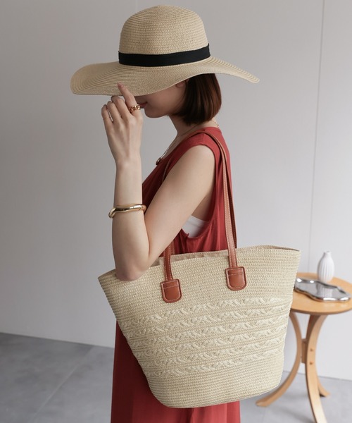 hltsuki eco ful cover かごバック　S.ESSENTIALS sakishimatokyo かごバッグ カゴバッグ 「SET商品」かごバッグ
