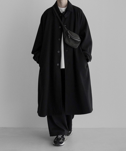 【remer】ルーズウールブレンドステンカラーコート remer（リメール）の「loose wool blend soutien collar coat / ルーズ