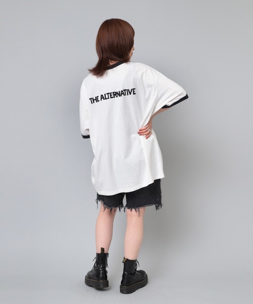 「RNA」 半袖Tシャツ MEDIUM ライトブルー レディース