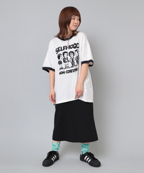 「RNA」 半袖Tシャツ MEDIUM ライトブルー レディース