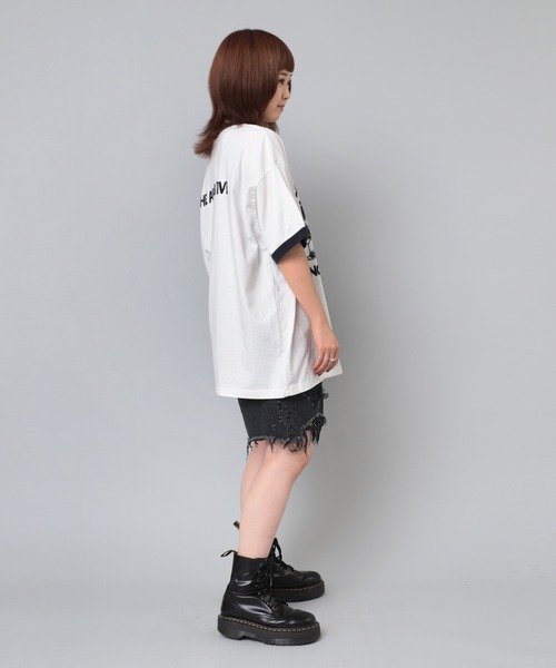 「RNA」 半袖Tシャツ MEDIUM ライトブルー レディース