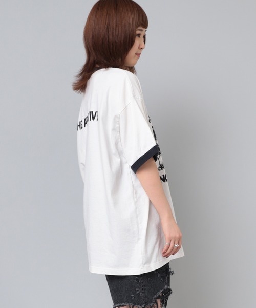 「RNA」 半袖Tシャツ MEDIUM ライトブルー レディース