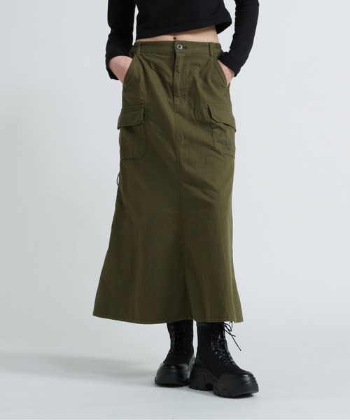 AVIREX（アヴィレックス） スカート MILITARY SIDE LACE UP SKIRT
