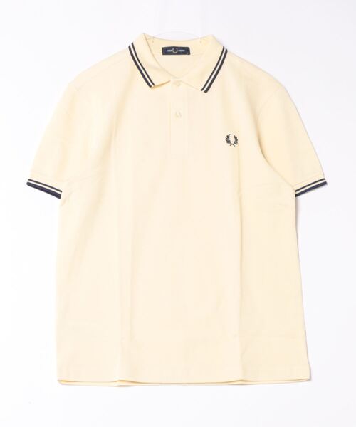 FRED PERRY 半袖 ポロシャツ L ベージュ FRED PERRY 「FRED PERRY」 半袖ポロシャツ SMALL ベージュ