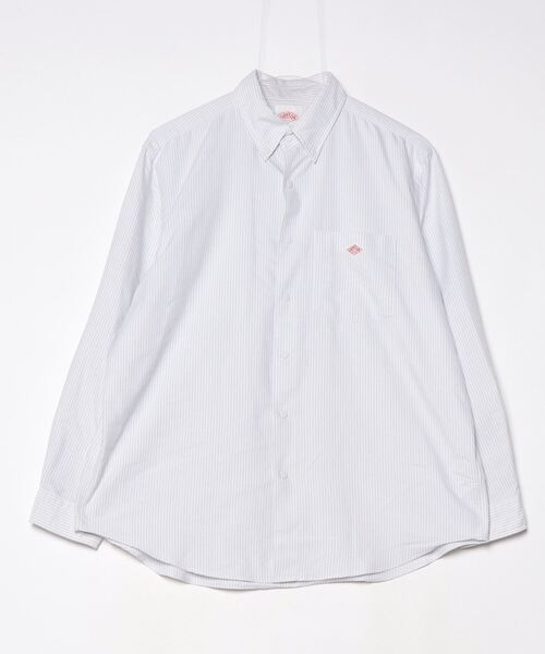 【美品】DANTON 長袖シャツ 38 チャコール Danton 「DANTON」 長袖シャツ 38 グレー系その他 メンズ